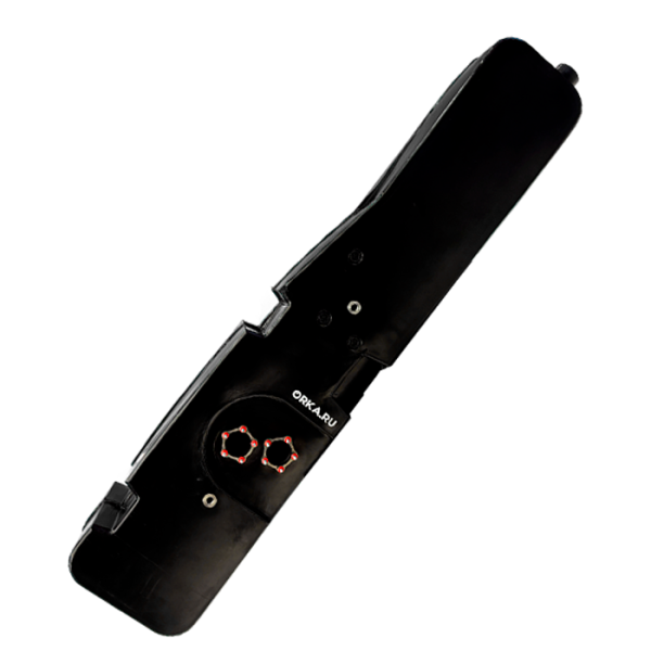 Увеличенный топливный бак Уаз Патриот 62,5 л. Левый (дополнительный) усиленный пластик (bolt-on)